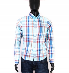 *W Abercrombie Fitch Mens Shirt Checks Blue S